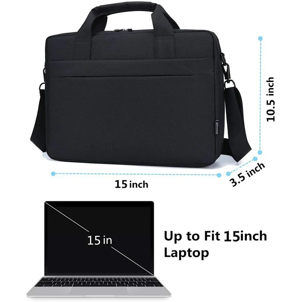 Shoulder Handbags Messenger Bag Laptop Case Fit 15.6inch Laptop Men/Women